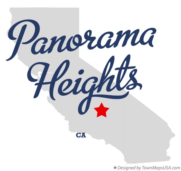 Map of Panorama Heights California CA