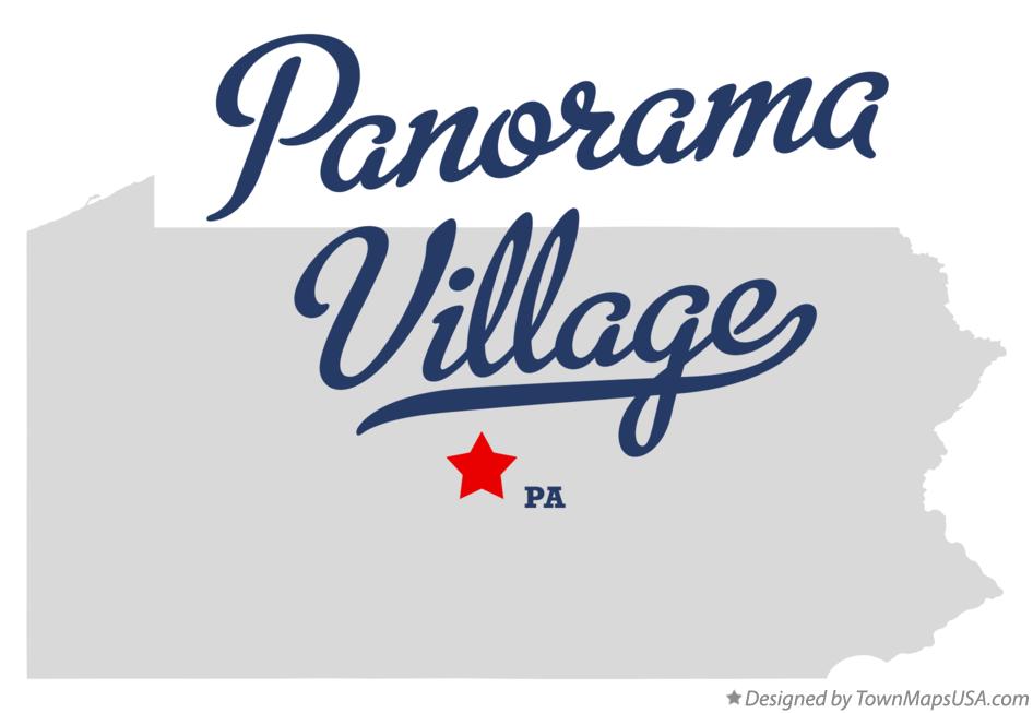 Map of Panorama Village Pennsylvania PA
