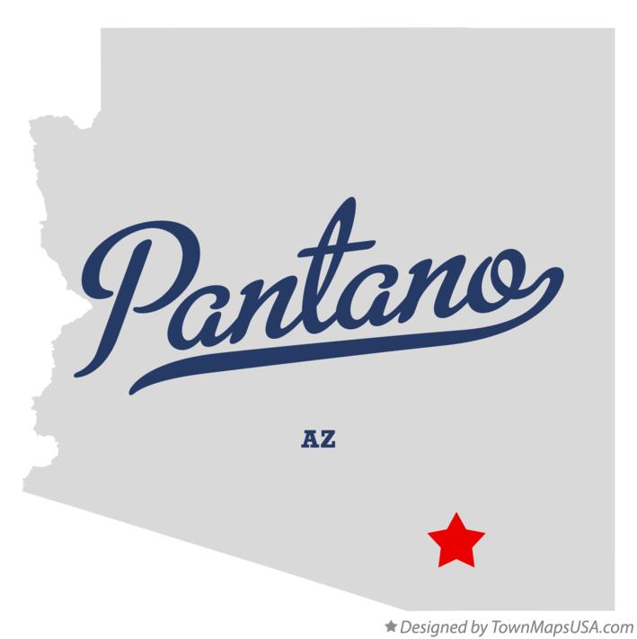 Map of Pantano Arizona AZ