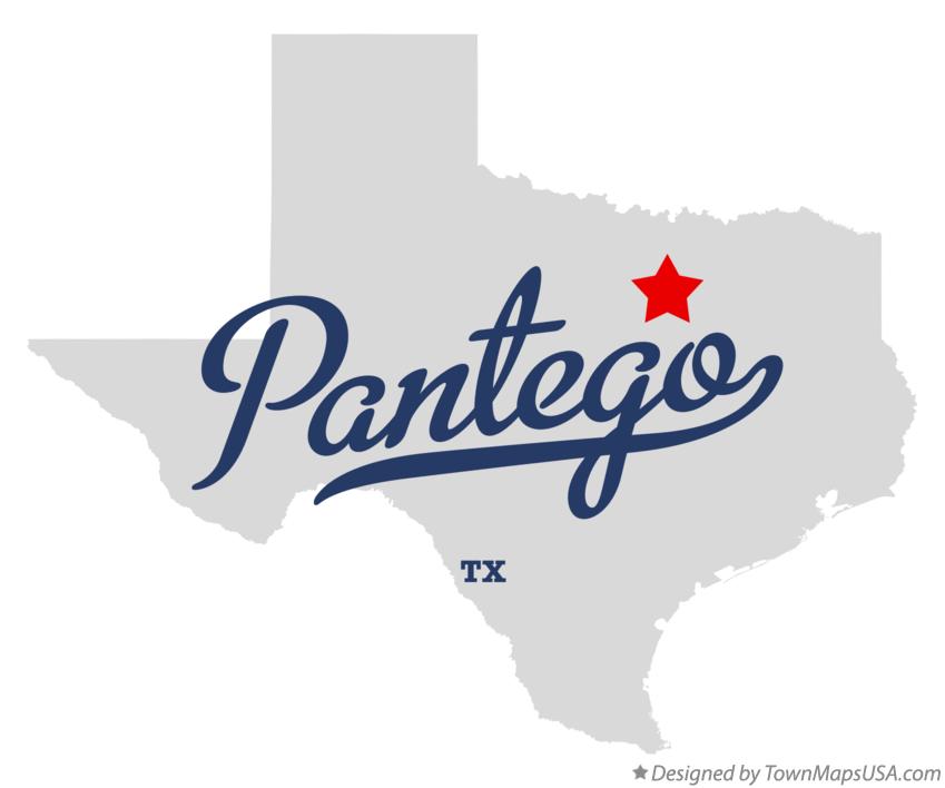 Map of Pantego Texas TX