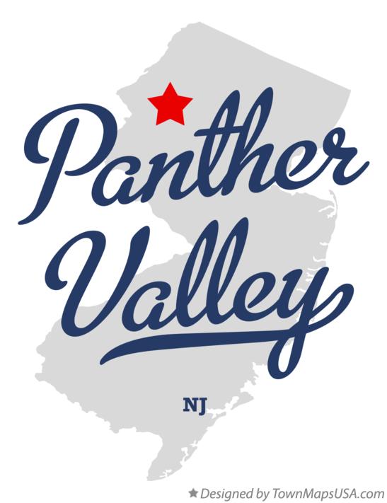 Map of Panther Valley New Jersey NJ