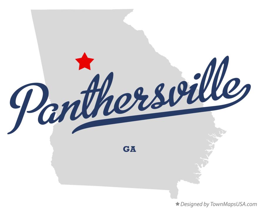 Map of Panthersville Georgia GA