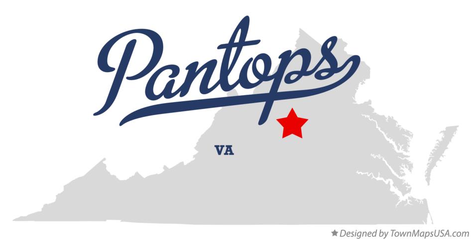 Map of Pantops Virginia VA