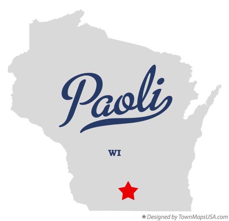 Map of Paoli Wisconsin WI