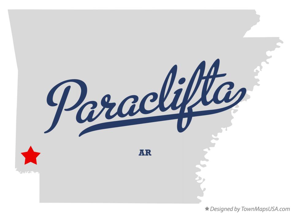 Map of Paraclifta Arkansas AR