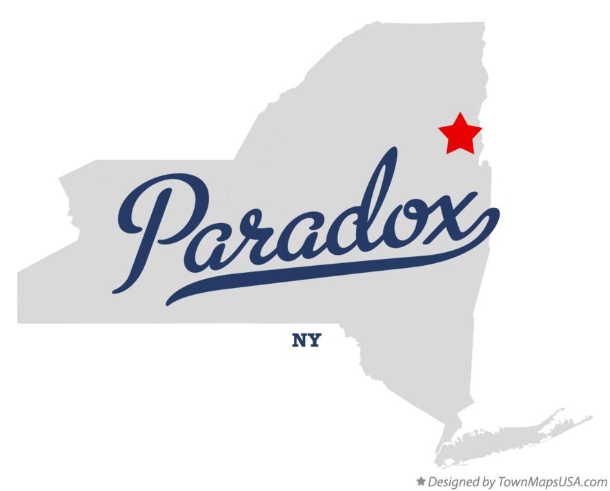 Map of Paradox New York NY