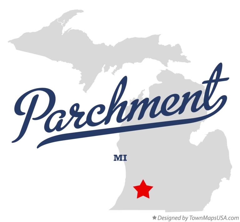 Map of Parchment Michigan MI