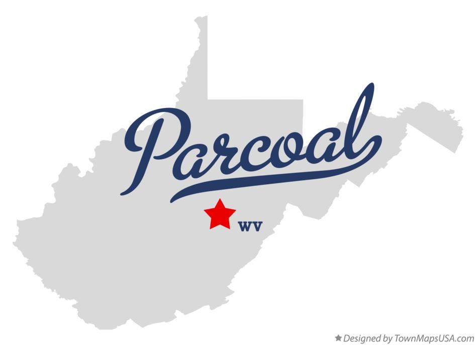 Map of Parcoal West Virginia WV
