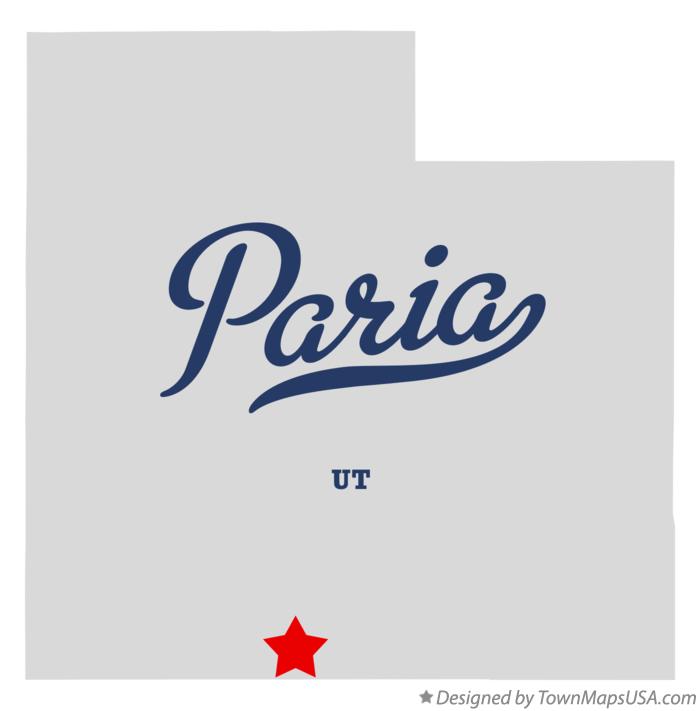 Map of Paria Utah UT