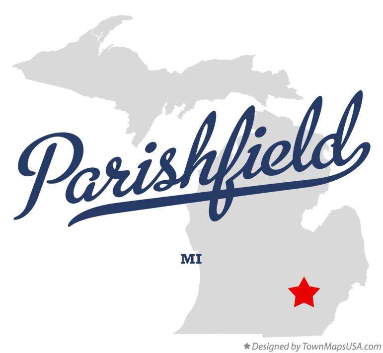 Map of Parishfield Michigan MI