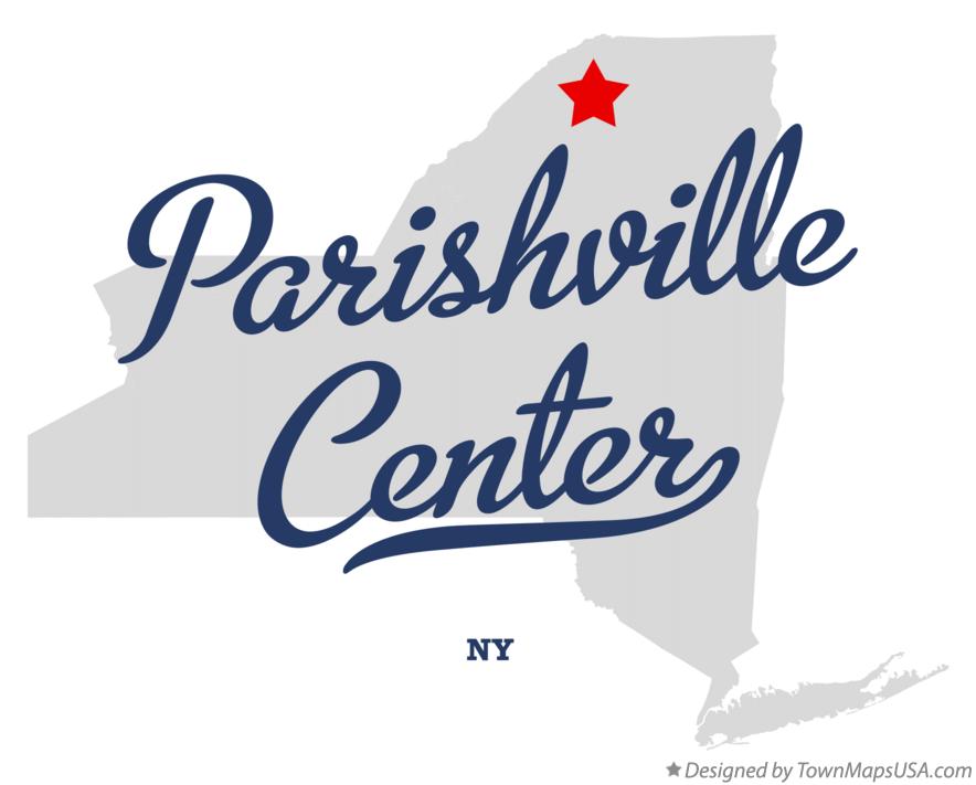 Map of Parishville Center New York NY