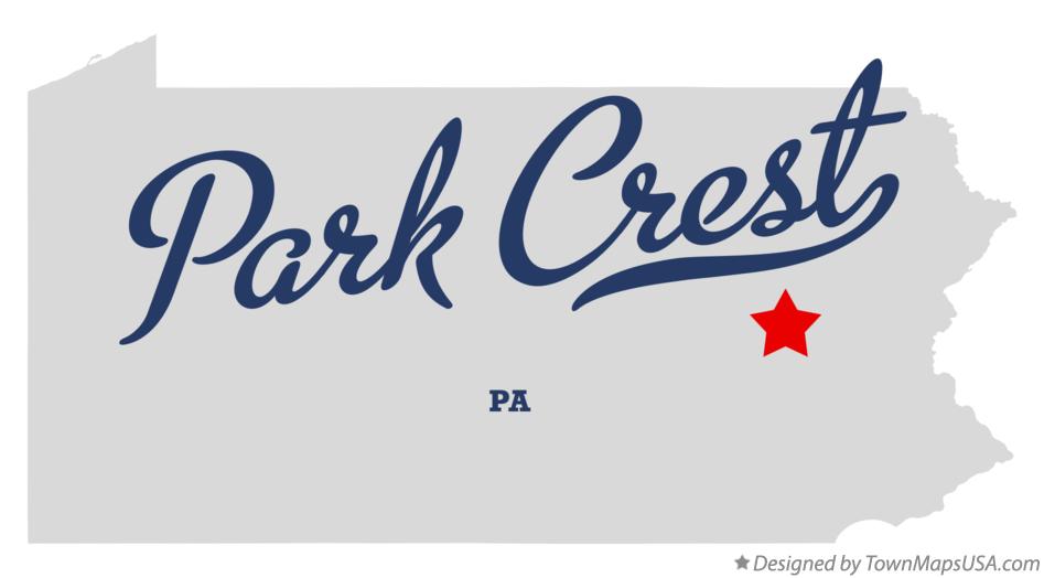 Map of Park Crest Pennsylvania PA