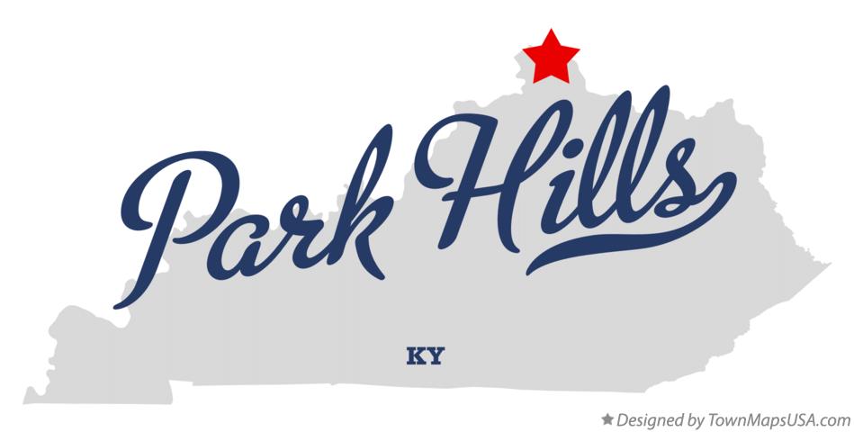 Map of Park Hills Kentucky KY