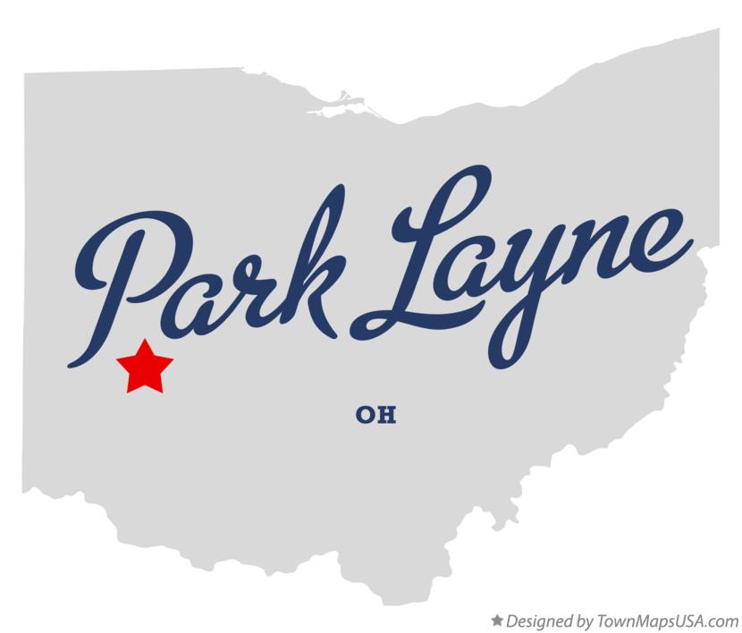 Map of Park Layne Ohio OH