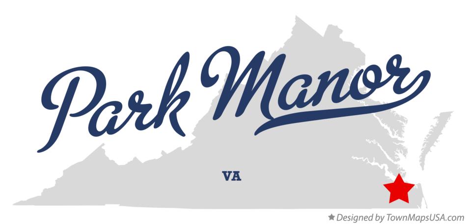Map of Park Manor Virginia VA