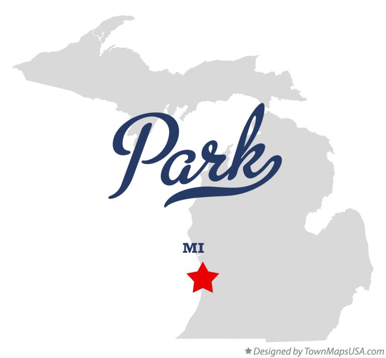 Map of Park Michigan MI