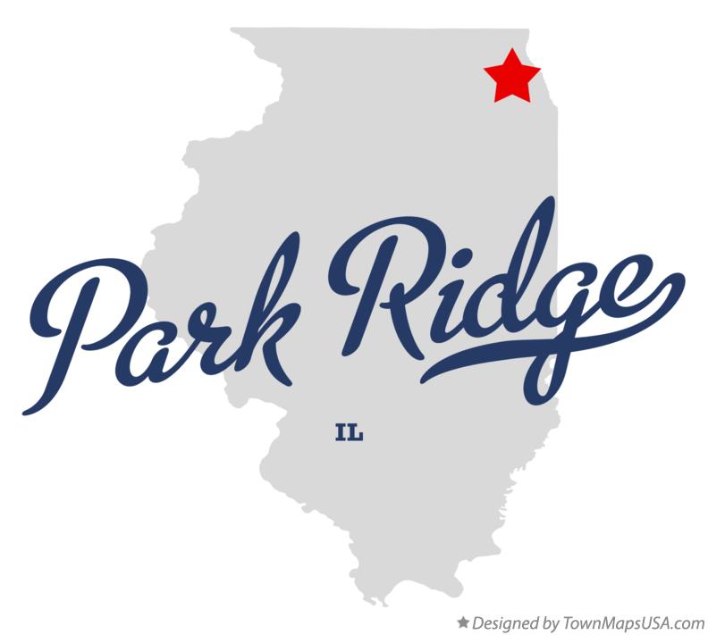 Map of Park Ridge Illinois IL
