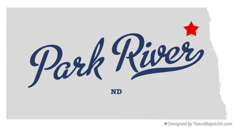 Map of Park River North Dakota ND