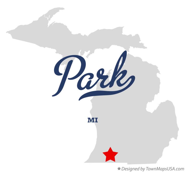 Map of Park Michigan MI