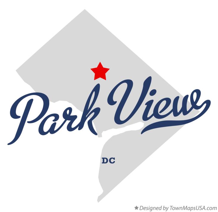 Map of Park View District Of Columbia DC