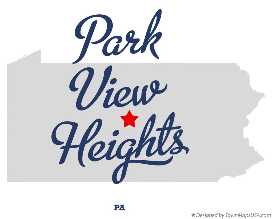 Map of Park View Heights Pennsylvania PA