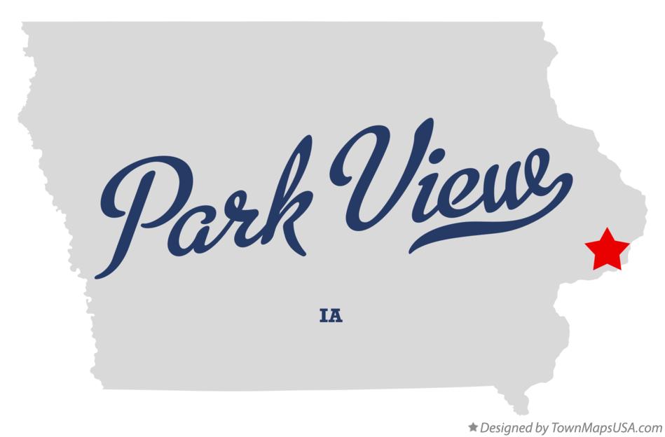 Map of Park View Iowa IA