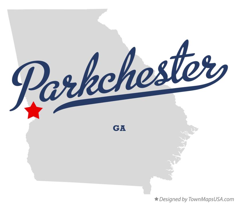 Map of Parkchester Georgia GA