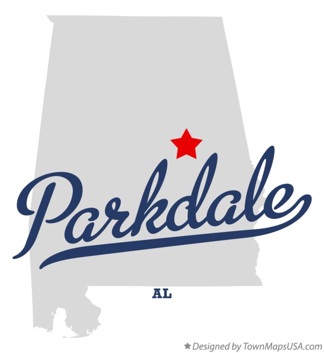 Map of Parkdale Alabama AL