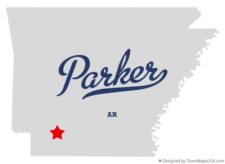 Map of Parker Arkansas AR