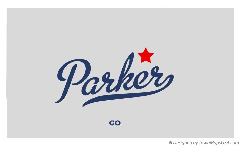 Map of Parker Colorado CO