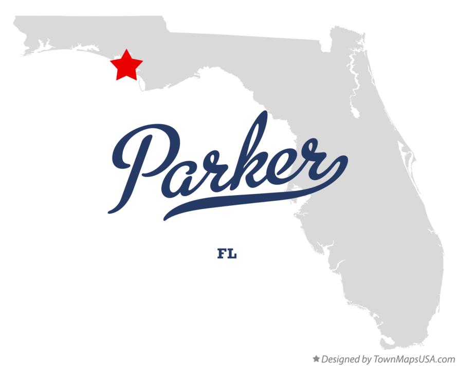 Map of Parker Florida FL