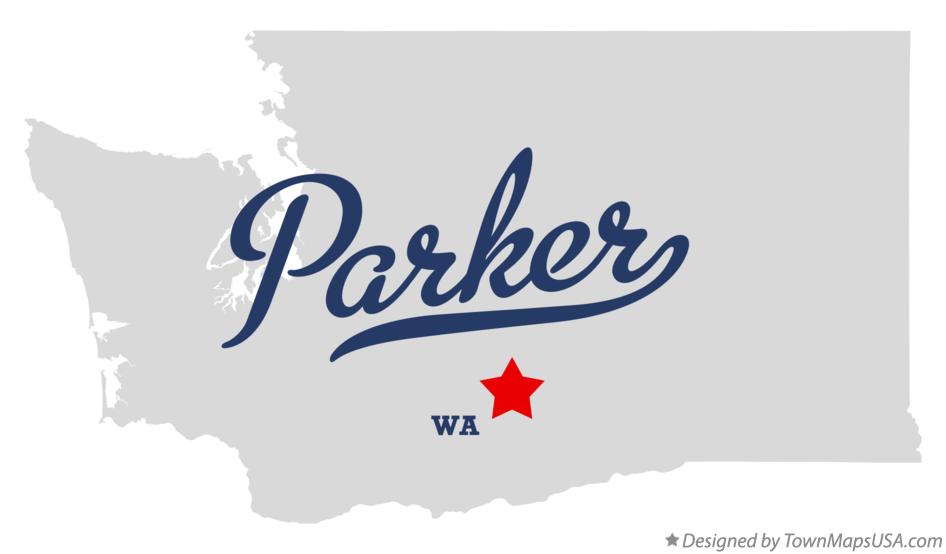 Map of Parker Washington WA