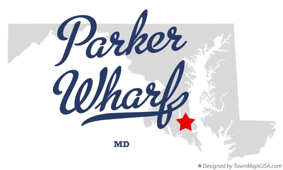 Map of Parker Wharf Maryland MD