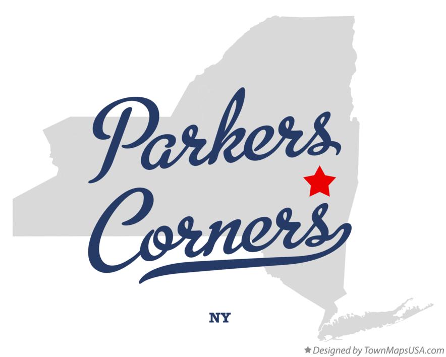 Map of Parkers Corners New York NY