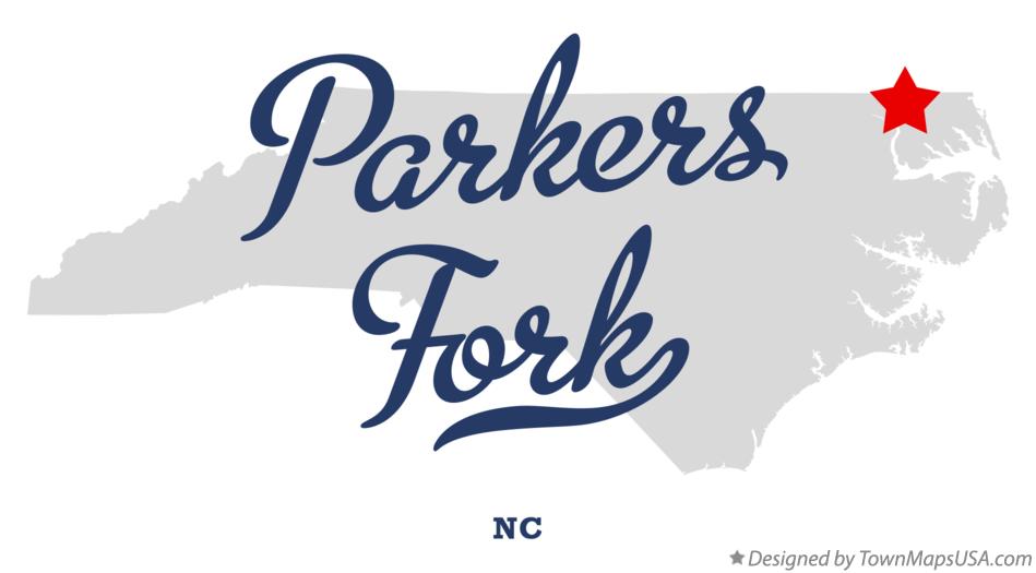 Map of Parkers Fork North Carolina NC