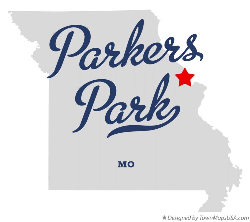 Map of Parkers Park Missouri MO