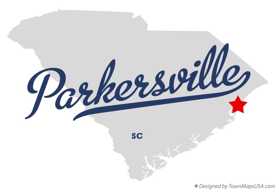 Map of Parkersville South Carolina SC