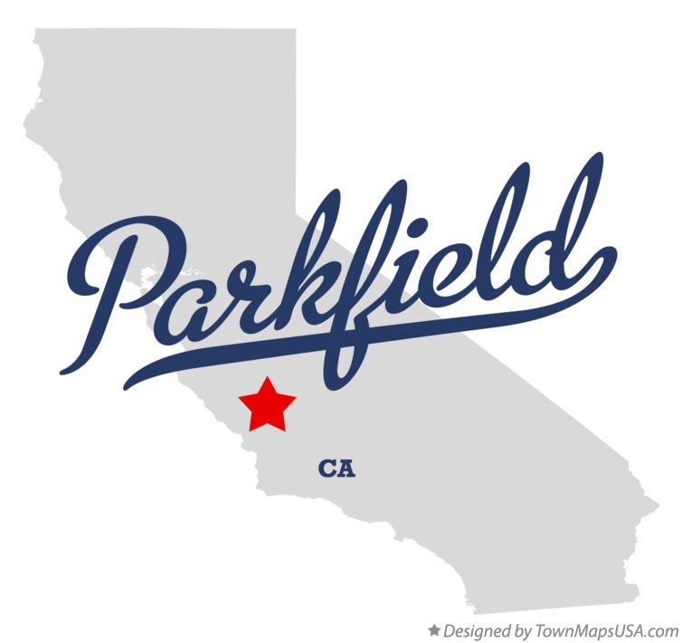 Map of Parkfield California CA
