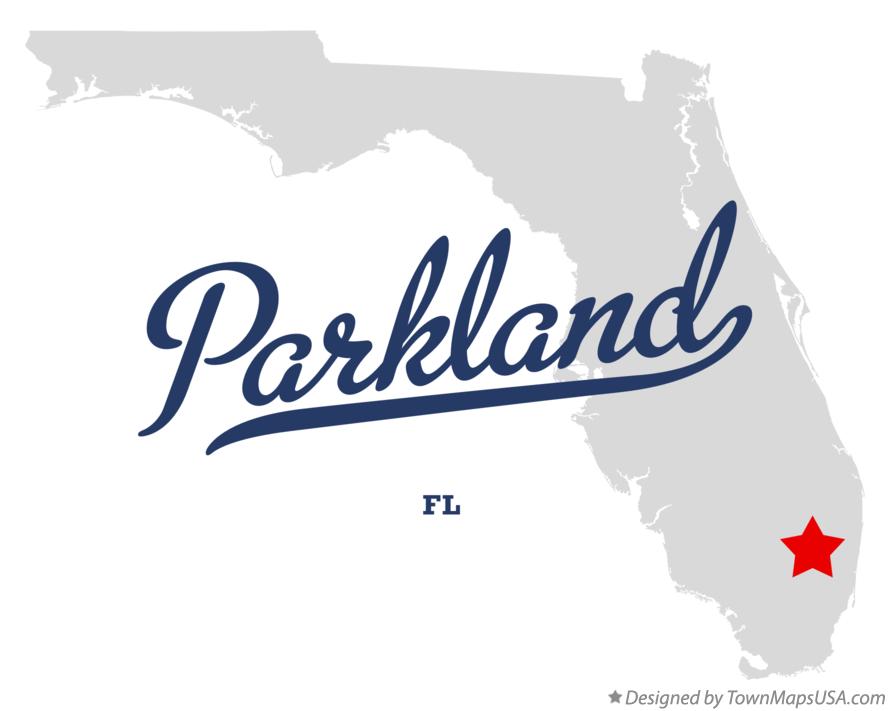 Map of Parkland Florida FL