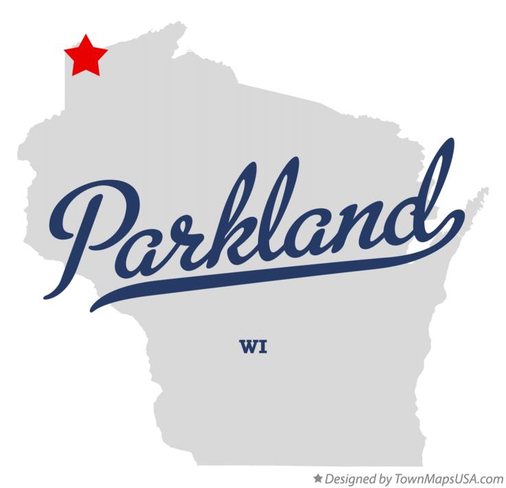 Map of Parkland Wisconsin WI