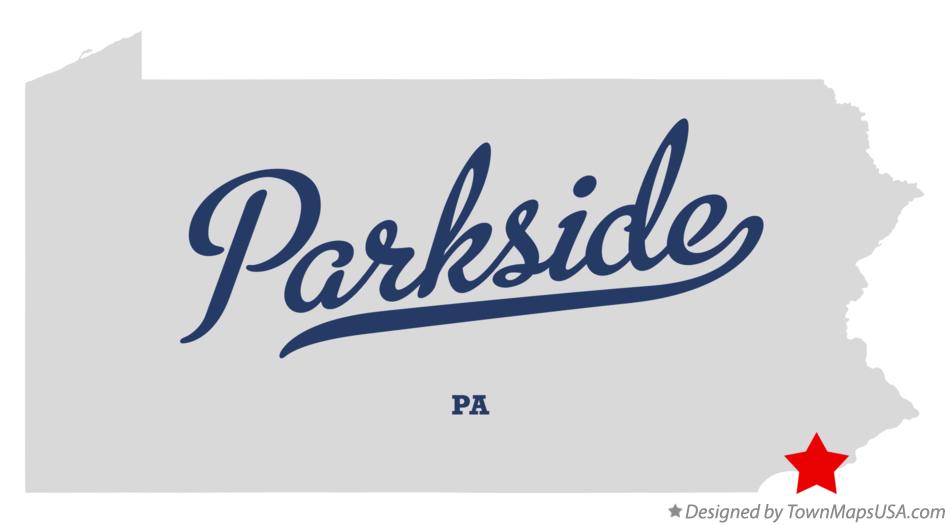 Map of Parkside Pennsylvania PA