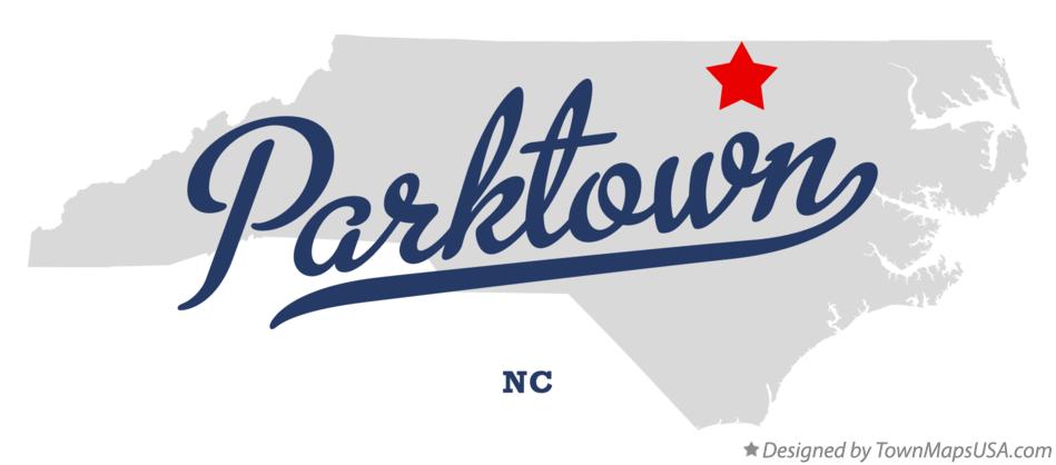 Map of Parktown North Carolina NC