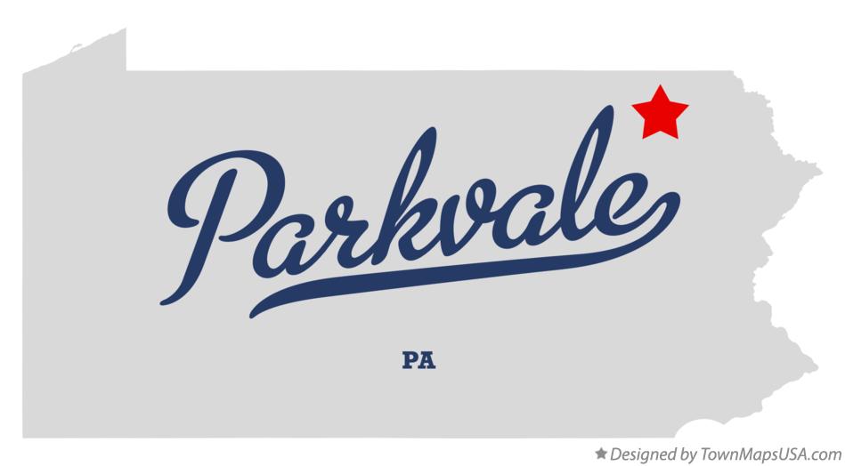 Map of Parkvale Pennsylvania PA