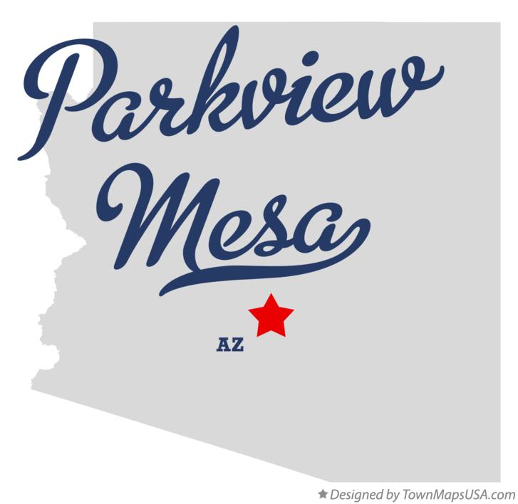 Map of Parkview Mesa Arizona AZ