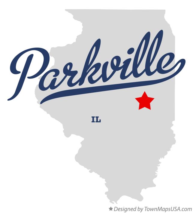 Map of Parkville Illinois IL