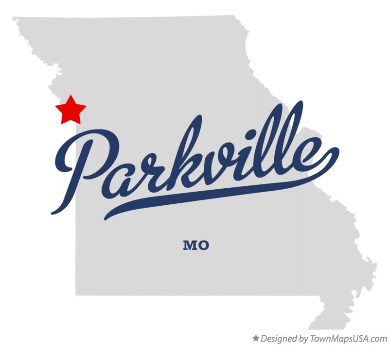 Map of Parkville Missouri MO