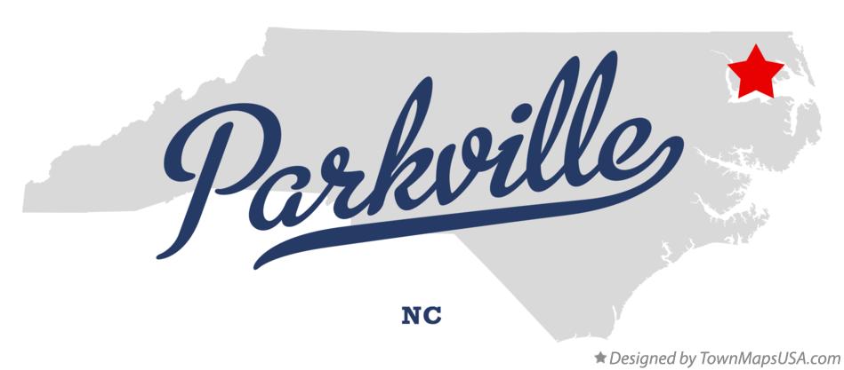 Map of Parkville North Carolina NC