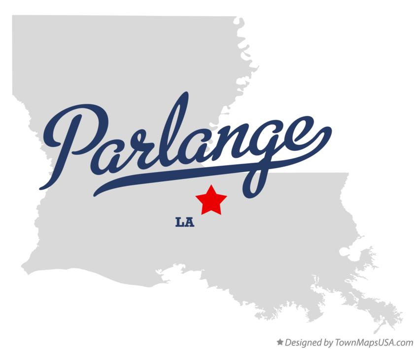 Map of Parlange Louisiana LA