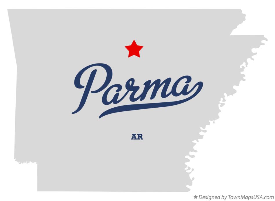 Map of Parma Arkansas AR