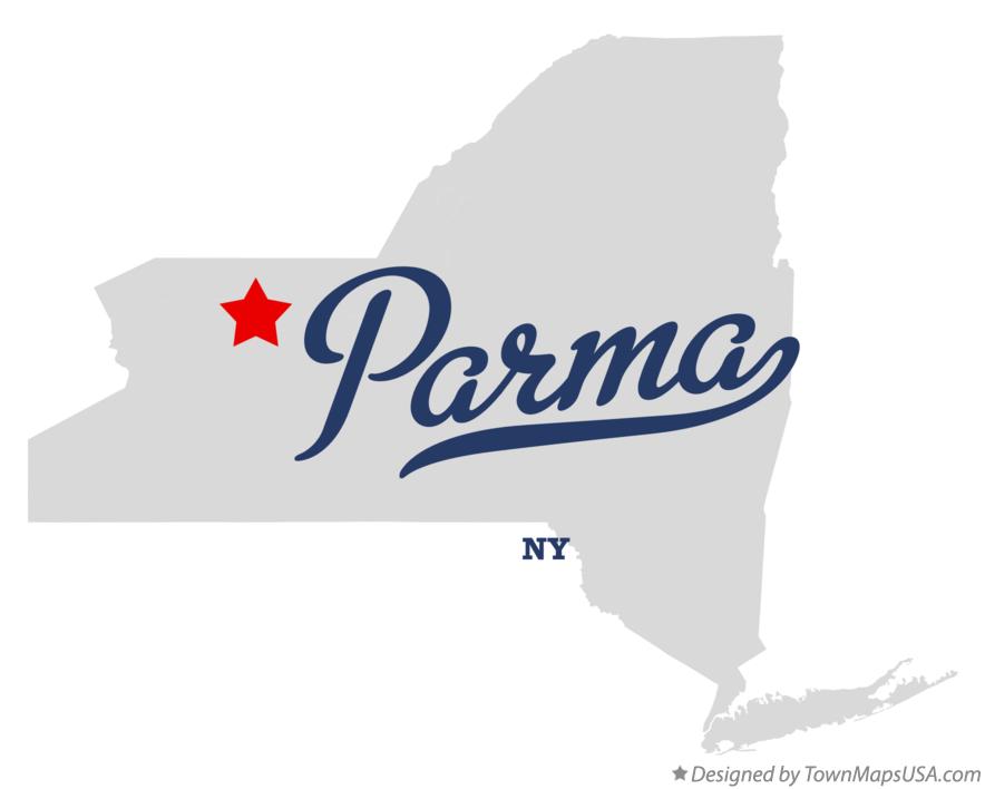 Map of Parma New York NY